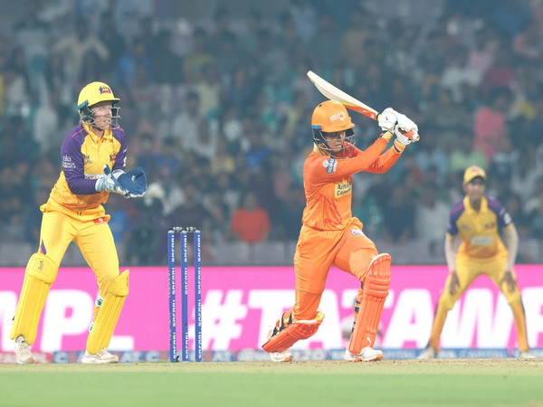 Harleen Deol in action. (Photo- Gujarat Giants Twitter)