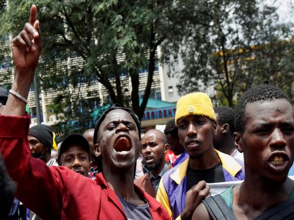 Kenyan small-scale traders protest against a foreign retail shop called China Square in downtown Nairobi. (Photo Credit - Reuters)
