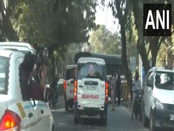 Manish Sisodia taken to Tihar jail (Photo/ANI)