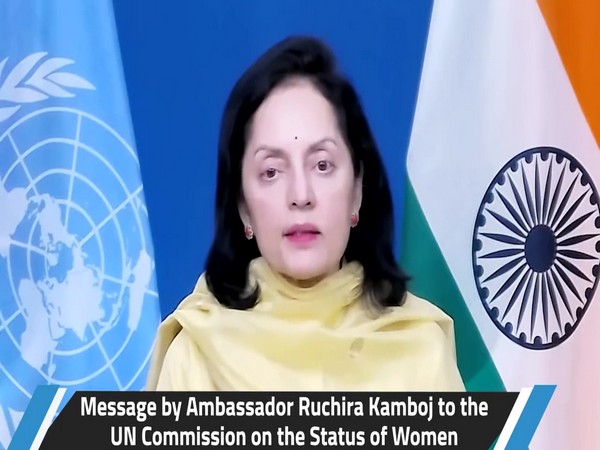India's permanent ambassador to United Nations Ruchira Kamboj (Screengrab from @IndiaUNNewYork Twitter)