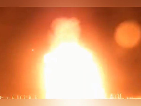 Visual of the missile firing. (Photo: Indian Navy Twitter)