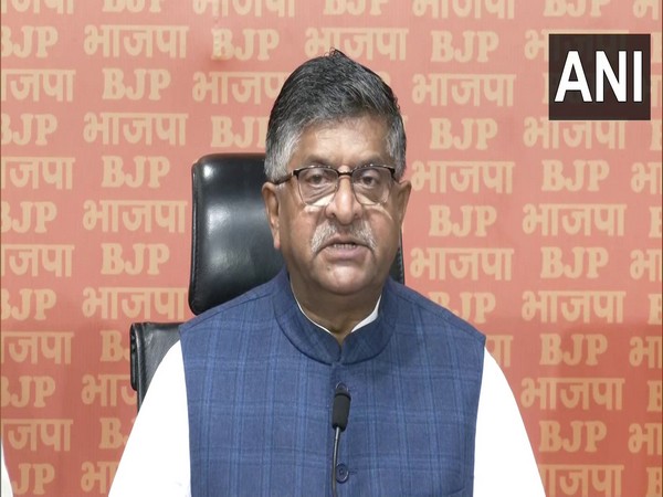 Bharatiya Janata Party (BJP) leader Ravi Shankar Prasad (Photo/ANI) 