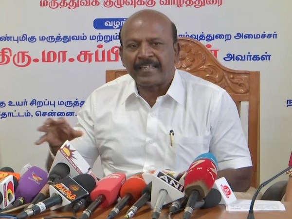 Tamil Nadu Health Minister Ma. Subramanian addressing media in Chennai