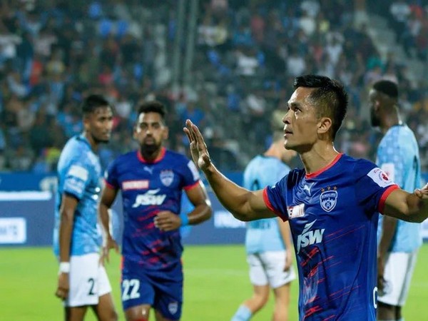 Sunil Chhetri celebrating goal (Photo: ISL Media) 