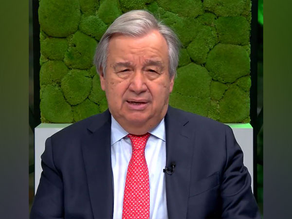 United Nations Secretary-General Antonio Guterres speaking at UN (Screengrab from UN Chief's tweet)