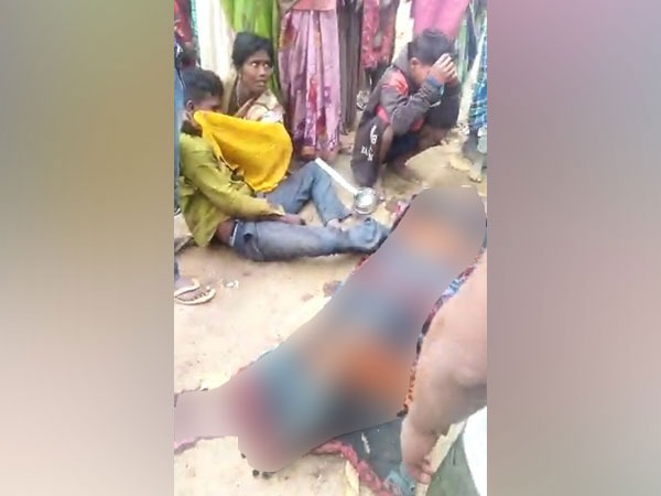 Family of deceased in Gulverd Village (Photo/ANI)