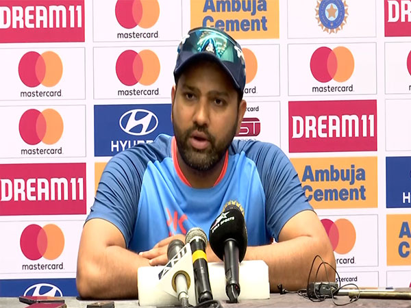 Rohit Sharma in the pre match conference (Photo/BCCI)