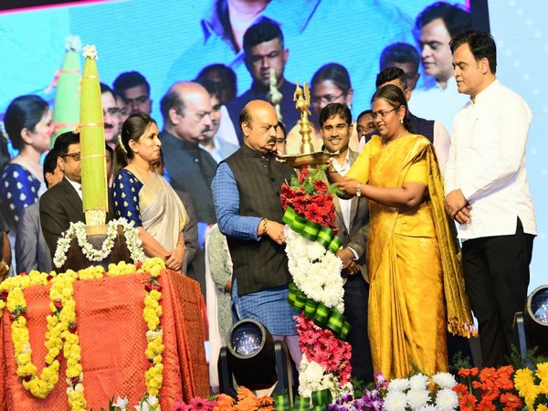 Karnataka CM Basavaraj Bommai inaugurating the International Women's Day event in Bengaluru