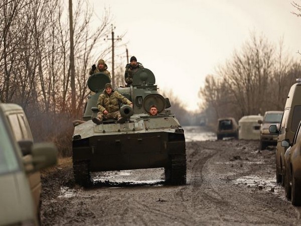 Ukrainian servicemen near the frontline town of Bakhmut. (Photo Credit - Reuters)