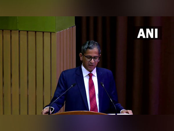 Former Chief Justice of India (CJI) NV Ramana (File Photo/ANI)