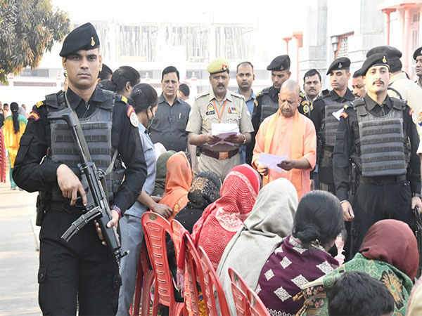 CM Yogi addresses grievances of people at 'Janata Darshan' in Gorakhpur