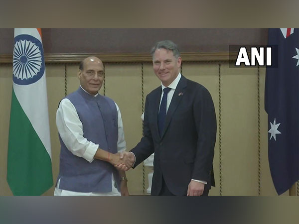 Union Defence Minister Rajnath Singh and Australia's Defence Minister Richard Marles. (File Photo)