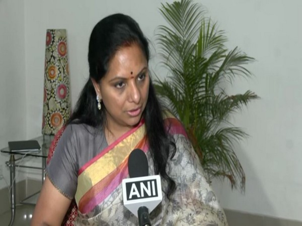 BRS MLC K Kavitha. (Photo/ANI)