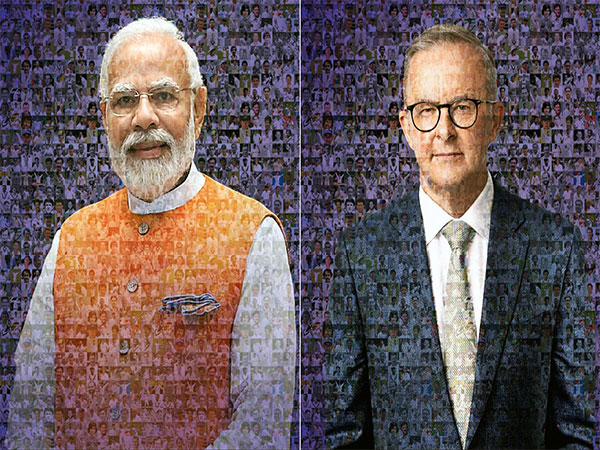 Prime Minister Narendra Modi and his Australian counterpart Anthony Albanese were felicitated with two unique mementoes (Photo/ANI)