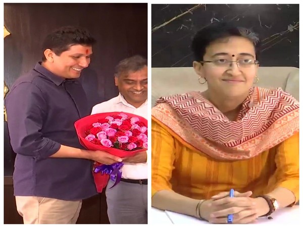 Delhi Cabinet ministers Saurabh Bharadwah and Atishi (Photo/ANI)