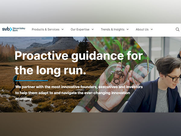 Silicon Valley Bank website (Photo/svb.com)