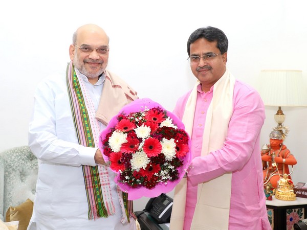 Tripura Chief Minister Manik Saha and Home Minister Amit Shah (Photo: Twitter/ Prof.(Dr.) Manik Saha)