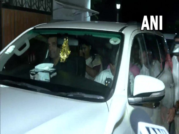 BRS MLC K Kavitha leaves her residence at New Delhi after being questioned by ED in excise policy case (Photo/ANI)