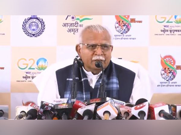 Haryana Chief Minister Manohar Lal Khattar (Photo/ANI)