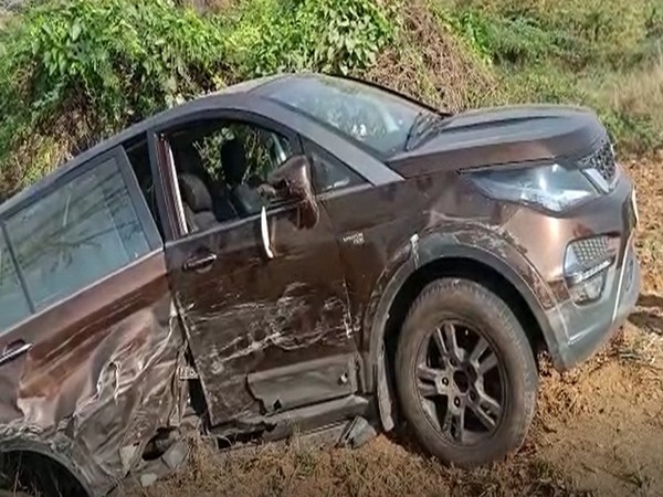 A visual from the road accident (ANI)