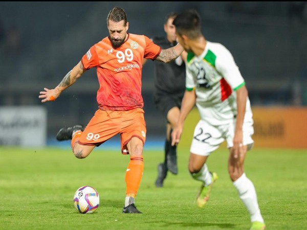 A visual from the match. (Photo- I League)