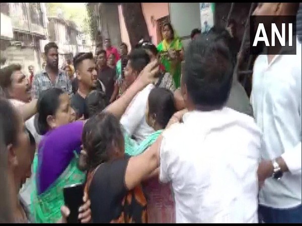 A man was thrashed for allegedly making an objectionable video of a a ruling woman MLA in Mumbai (Photo/ANI)