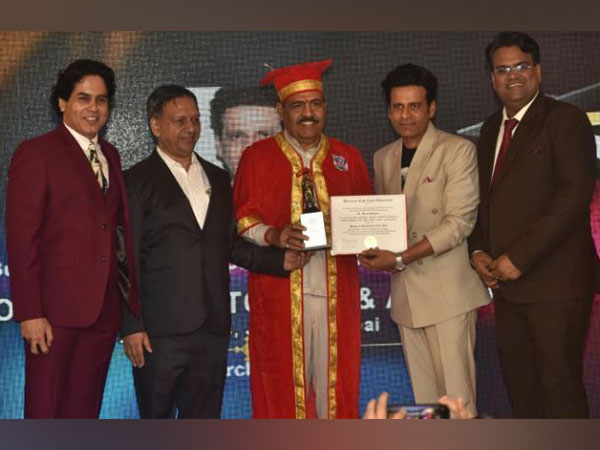 Manoj Bajpayee, the King of OTT bestowed with Honorary Doctorate in Arts for his contribution to Cinema and his Philanthropy