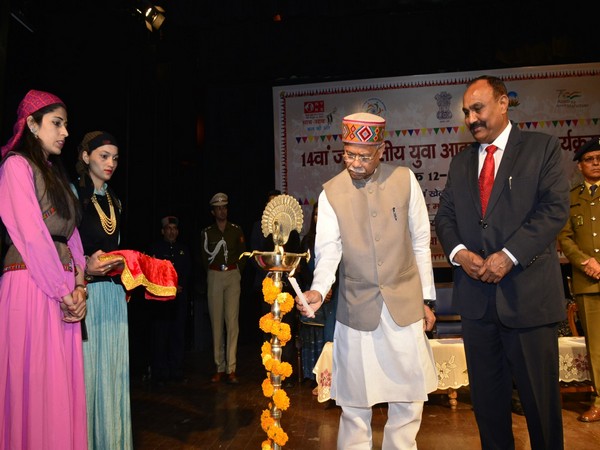 Himachal Pradesh Governor Shiv Pratap Shukla attending  14th Tribal Youth Exchange Programme