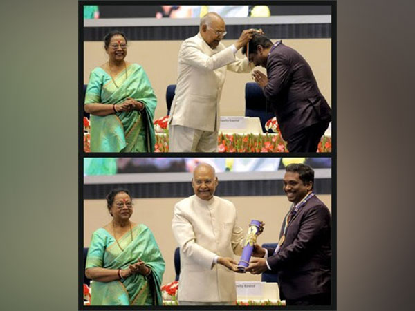Dr J Sundeep Aanand honoured with Champions of Change Award by Chief Guest for felicitation ceremony, Ram Nath Kovind