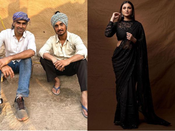 Imtiaz Ali, Diljit Dosanjh, Parineeti Chopra (Image source: Twitter)