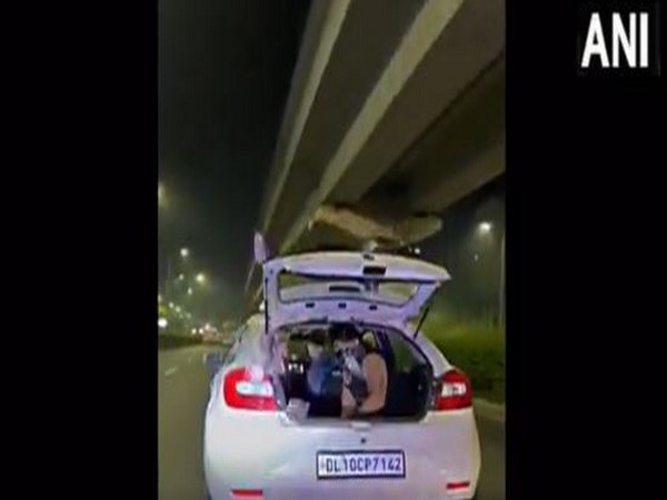 Visual from the viral video. (Photo/ANI)