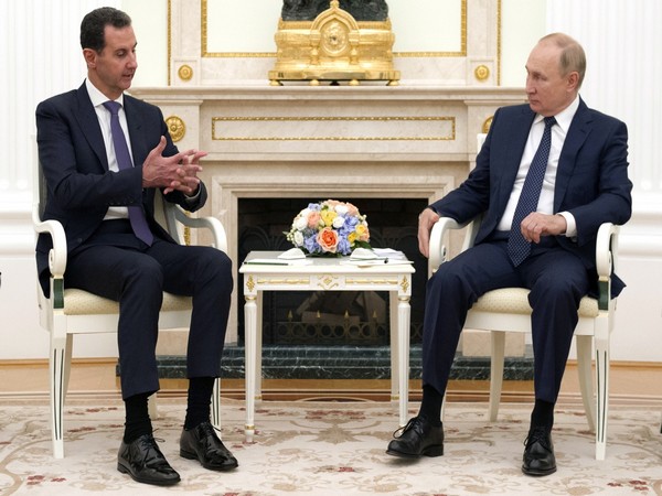 Russian President Vladimir Putin with Syrian President Bashar Assad