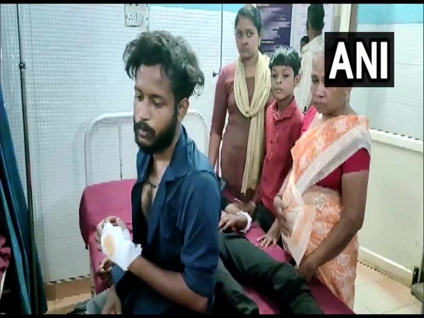 BJP worker after being attacked in Palakkad (Photo/ANI)