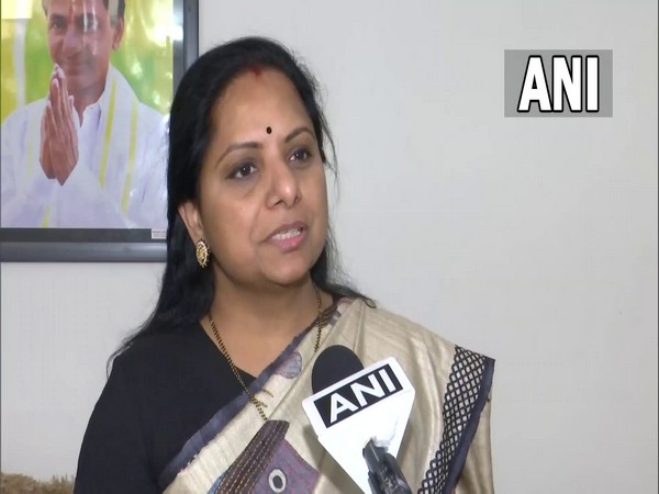 BRS MLC K Kavitha (Photo/ANI)
