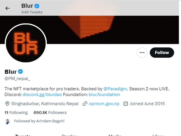Nepal PM's official twitter account hacked