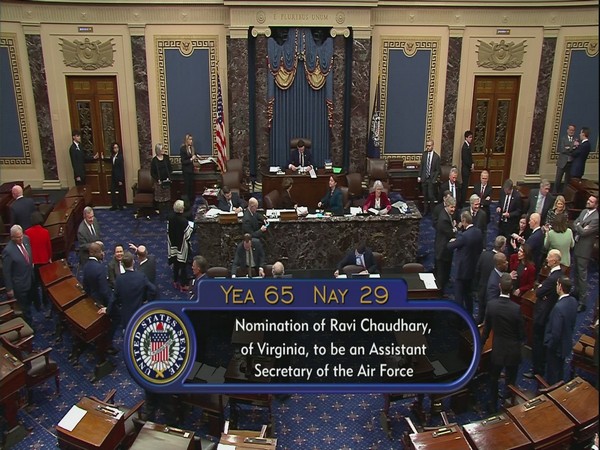 US Senate confirms Indian-origin Ravi Chaudhary as Assistant Secretary of Air Force (Image Credit: Twitter/@CraigCaplan)