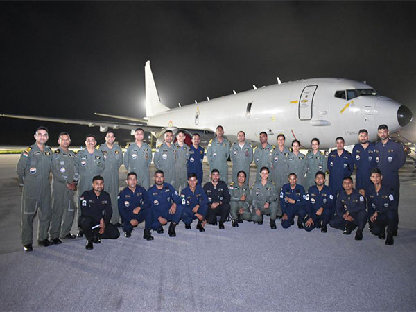 Indian Navy P8I aircraft (Photo/ANI)