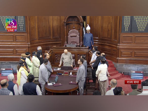 Visual from Rajya Sabha (Photo/ANI) 