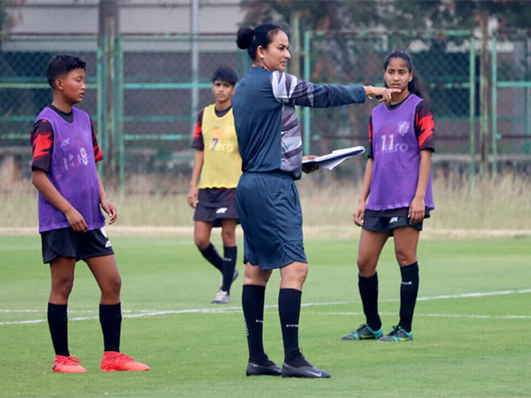 India U-17 women's national team head coach PV Priya (Photo: AIFF Media)