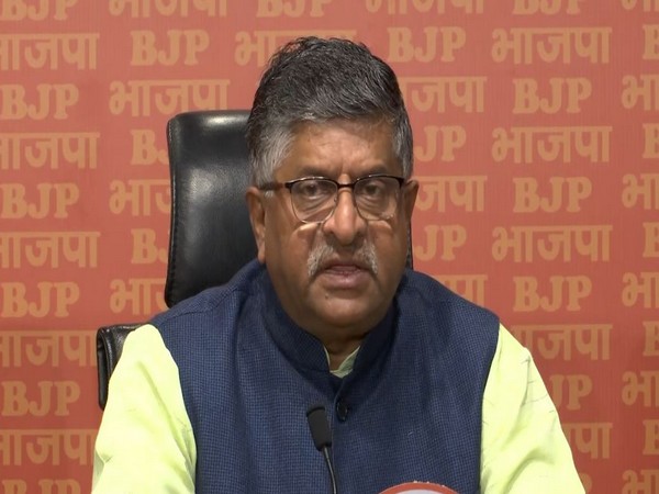 Bharatiya Janata Party (BJP) leader Ravi Shankar Prasad (Photo/ANI)