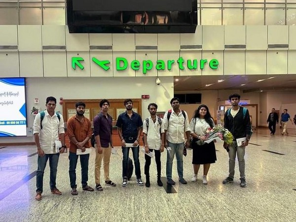 Indian nationals duped by job offers from Myanmar repatriated. (Photo Credit - Twitter/India in Myanmar)