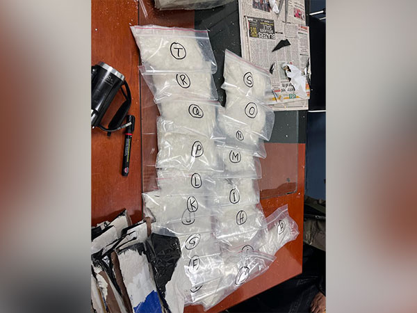 Seized amphetamine at IGI (Photo/ANI)