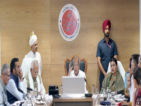 Chandigarh Administrator Banwarilal Purohit chaired the meeting (ANI)