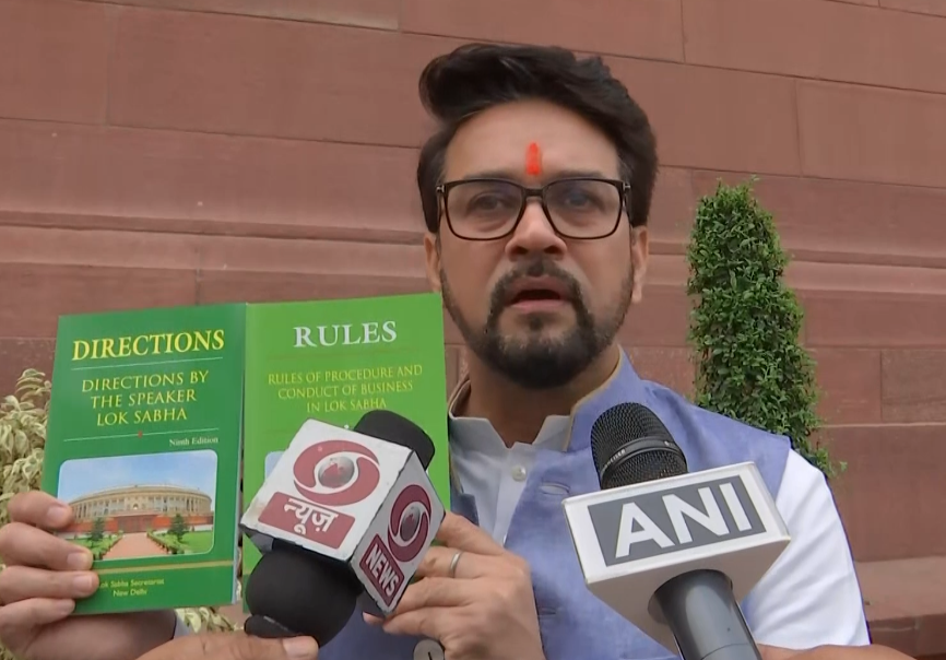 Union Minister Anurag Thakur (Photo/ANI)
