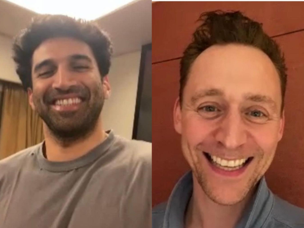 Aditya roy kapur, Tom Hiddleston (Image Source: Instagram)