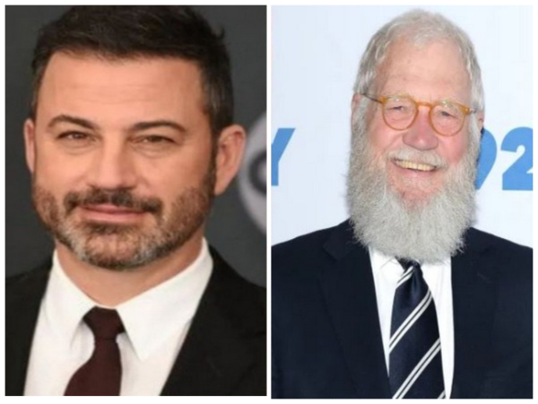 Jimmy Kimmel, David Letterman (Image Source: Twitter)