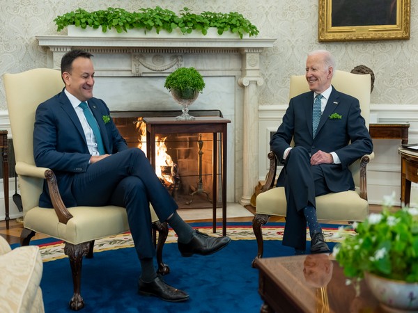 US President Joe Biden meets Irish Taoiseach Leo Varadkar (Image Credit: Twitter/@WhiteHouse)