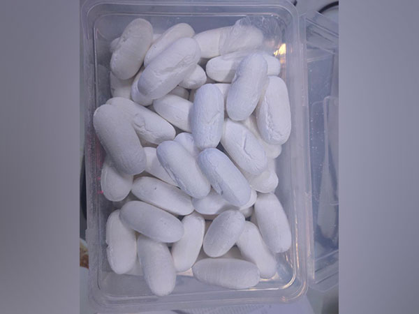 Cocaine seized at Delhi Airport. (Photo/ANI)