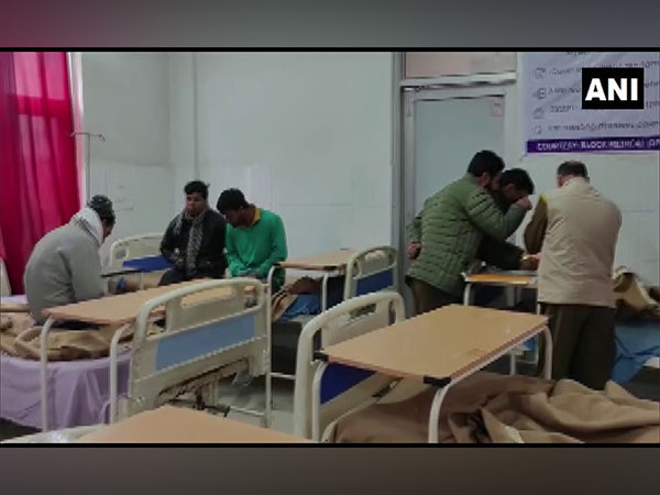 Injured admitted to District Hospital (Photo/ANI)