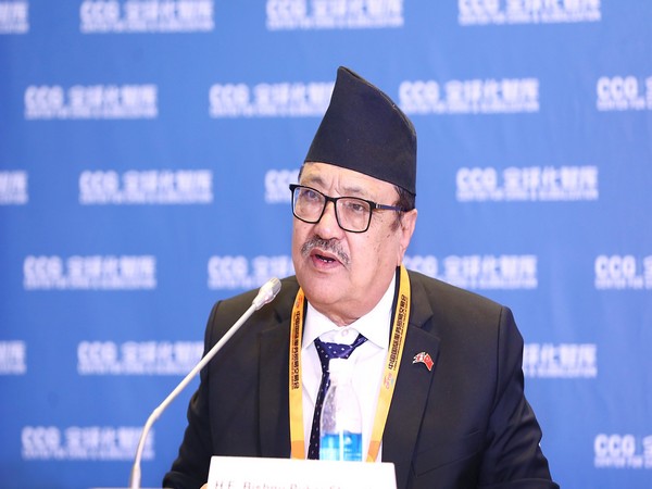 Nepali Ambassador to China, Bishnu Pukar Shrestha (Source: Twitter/@CCGEVENT)